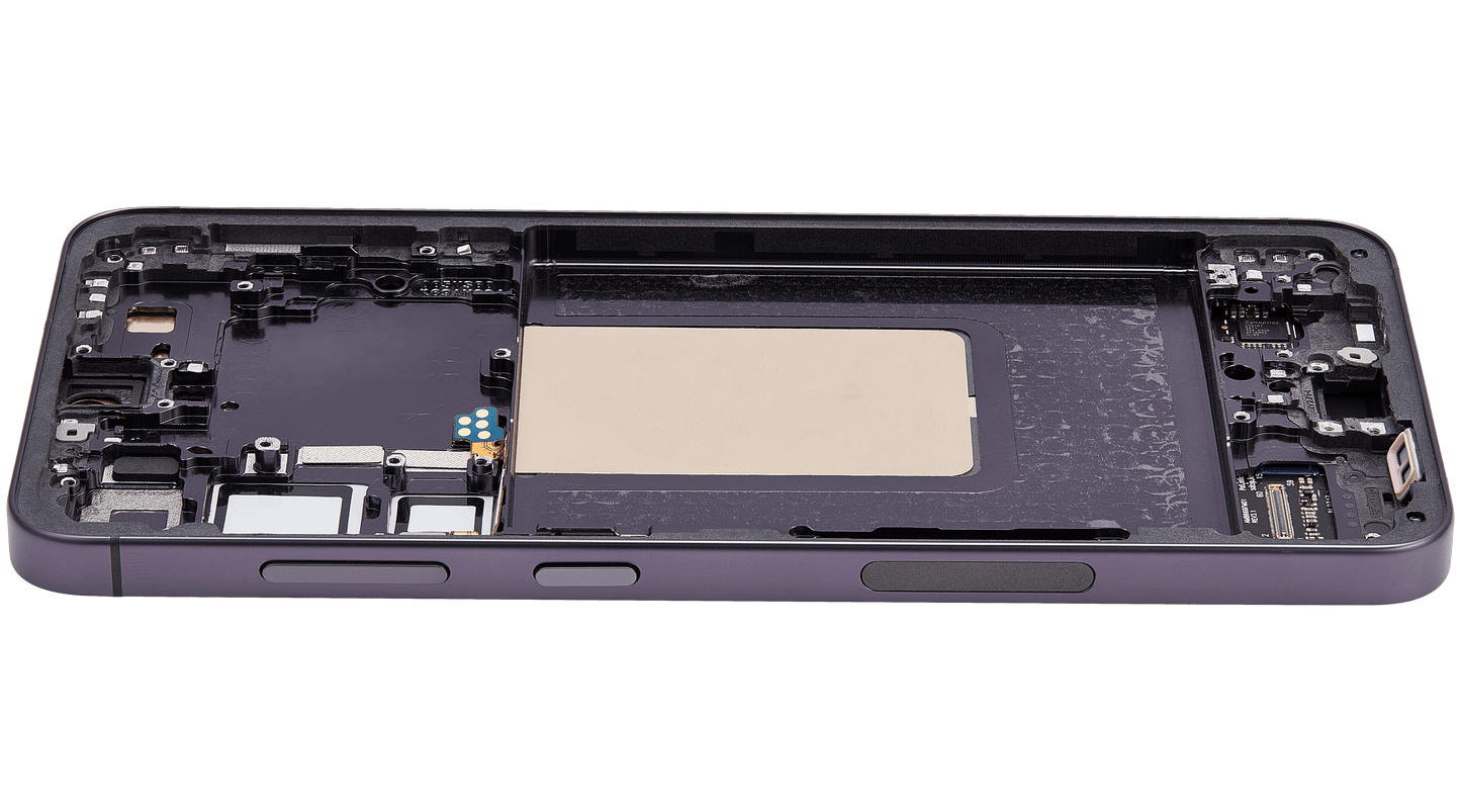 OLED Assembly With Frame For Samsung Galaxy S24 Plus 5G (US & International Version) (Service Pack) (Onyx Black)