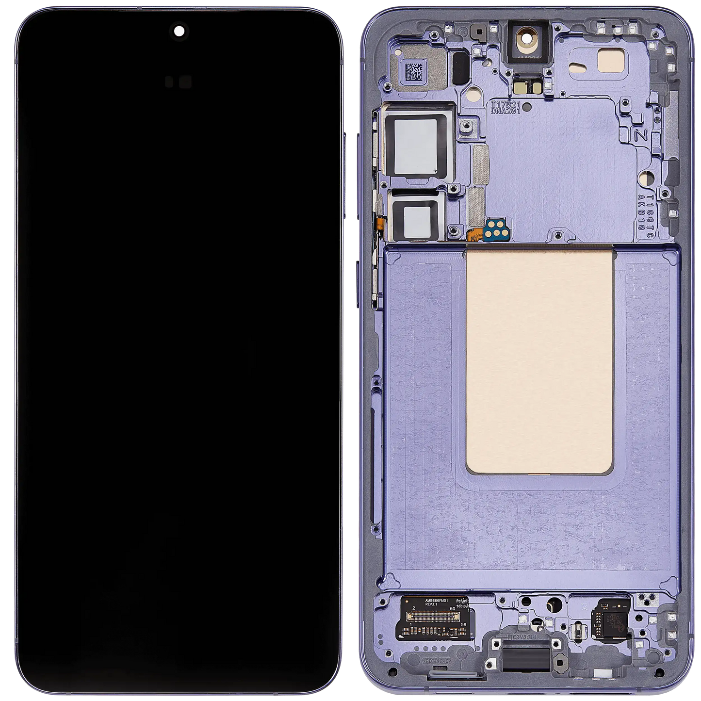 OLED Assembly With Frame For Samsung Galaxy S24 Plus 5G (US & International Version) (Service Pack) (Cobalt Violet)