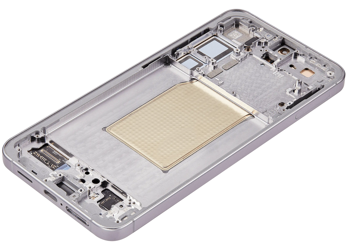 OLED Assembly With Frame For Samsung Galaxy S25 Plus 5G (US & International Version) (Refurbished) (Silver Shadow)