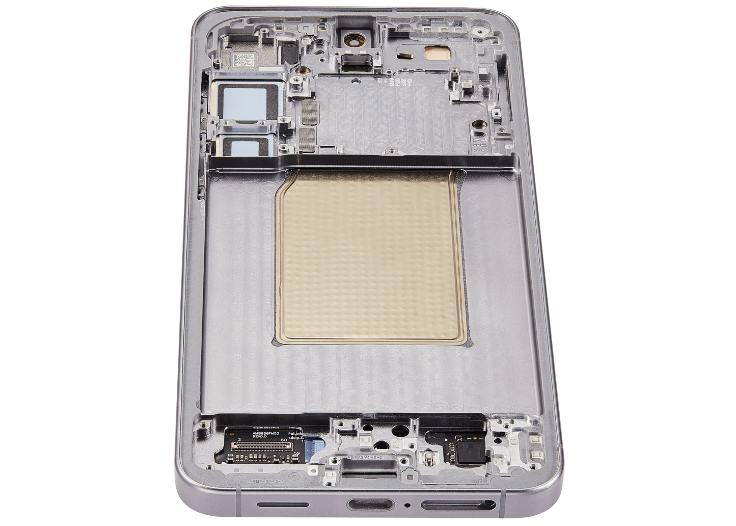 OLED Assembly With Frame For Samsung Galaxy S25 Plus 5G (US & International Version) (Refurbished) (Silver Shadow)
