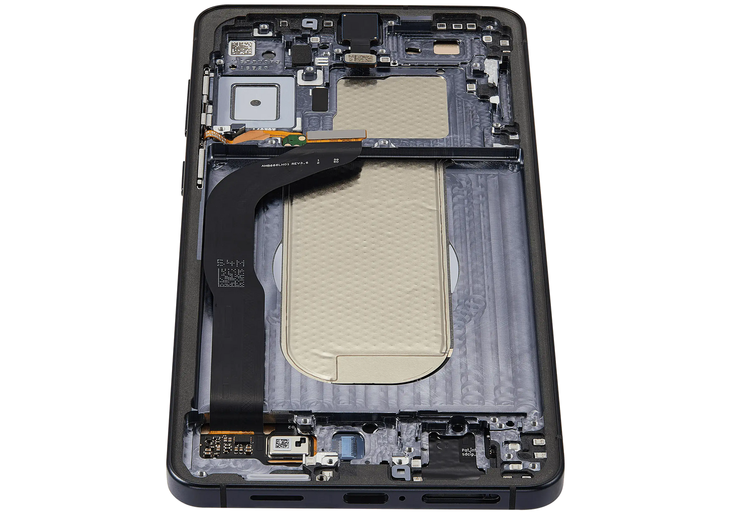 OLED Assembly With Frame For Samsung Galaxy S25 Edge (Refurbished) (Titanium Jetblack)