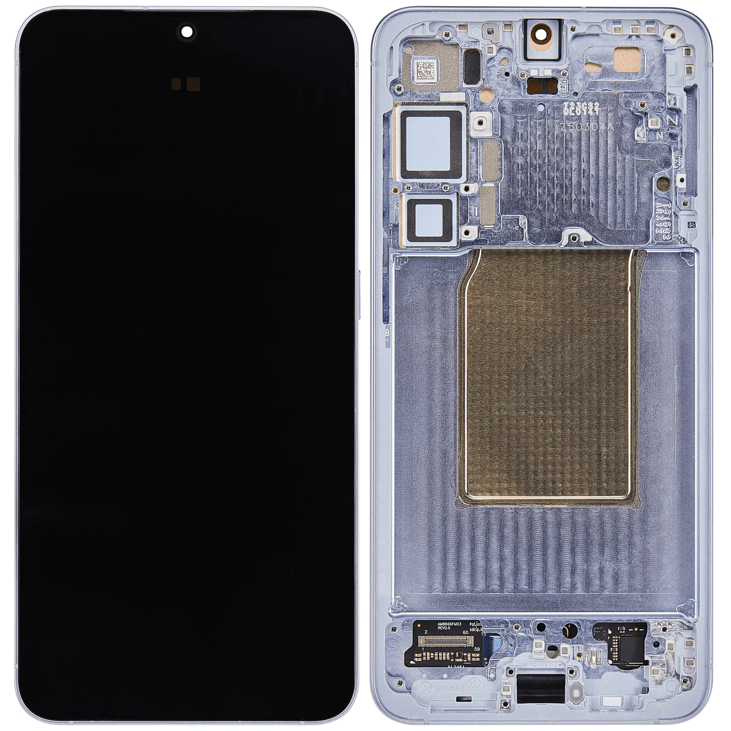 OLED Assembly With Frame For Samsung Galaxy S25 Plus 5G (US & International Version) (Refurbished) (Icy Blue)