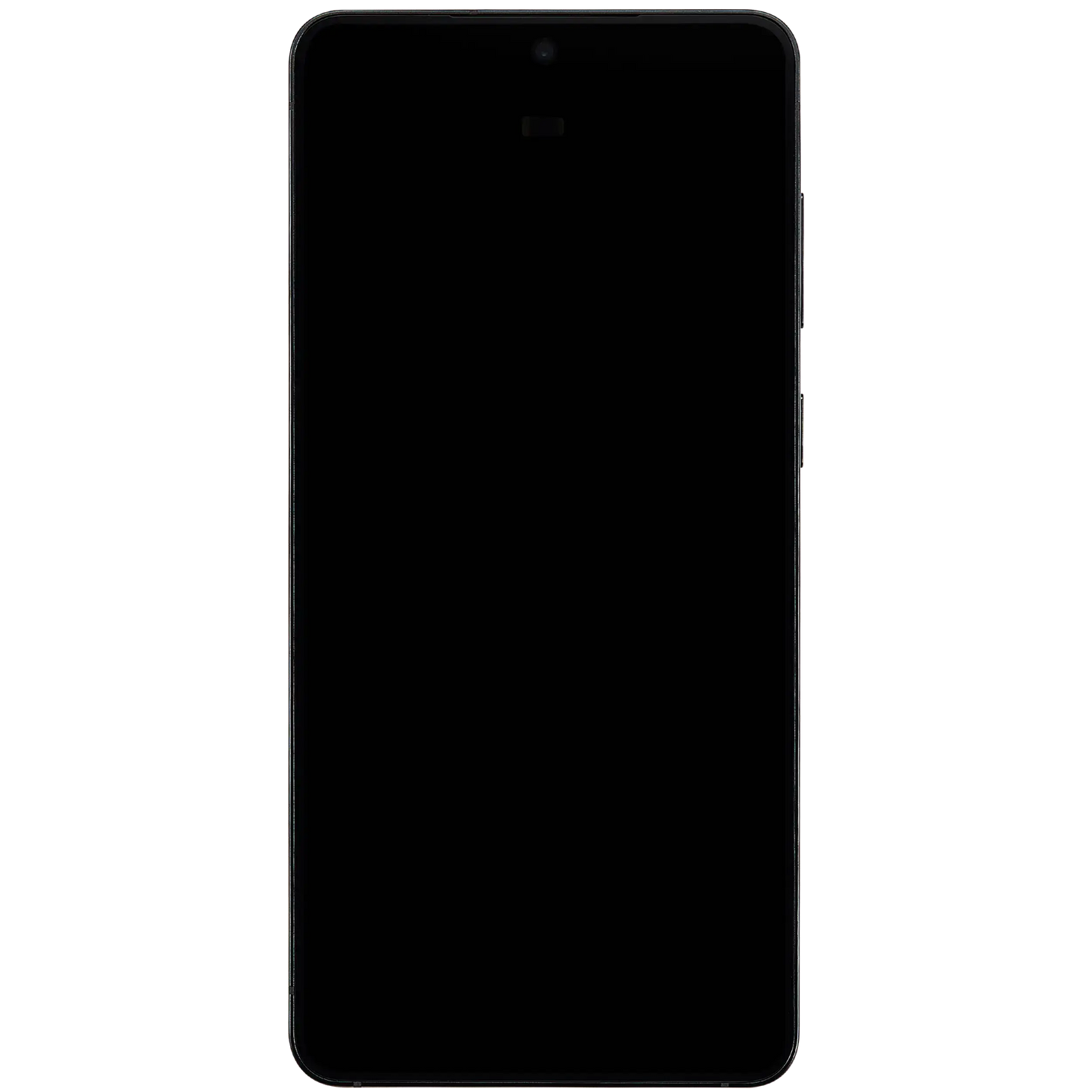 OLED Assembly With Frame Compatible For Samsung Galaxy S25 Edge (Service Pack) (Titanium Jetblack)