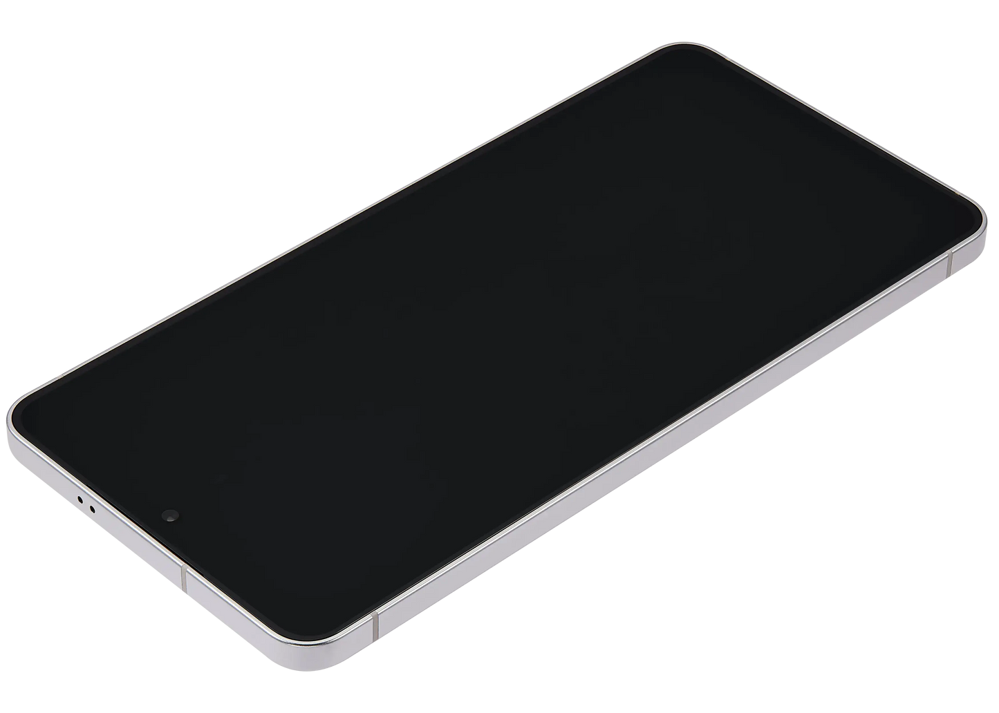 OLED Assembly With Frame Compatible For Samsung Galaxy S25 Edge (Service Pack) (Titanium Silver / Titanium Icyblue)