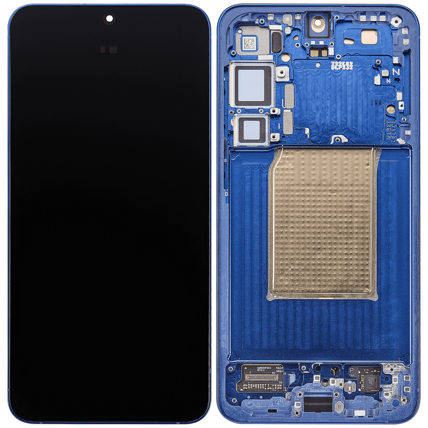 OLED Assembly With Frame For Samsung Galaxy S25 Plus 5G (US & International Version) (Refurbished) (Navy)