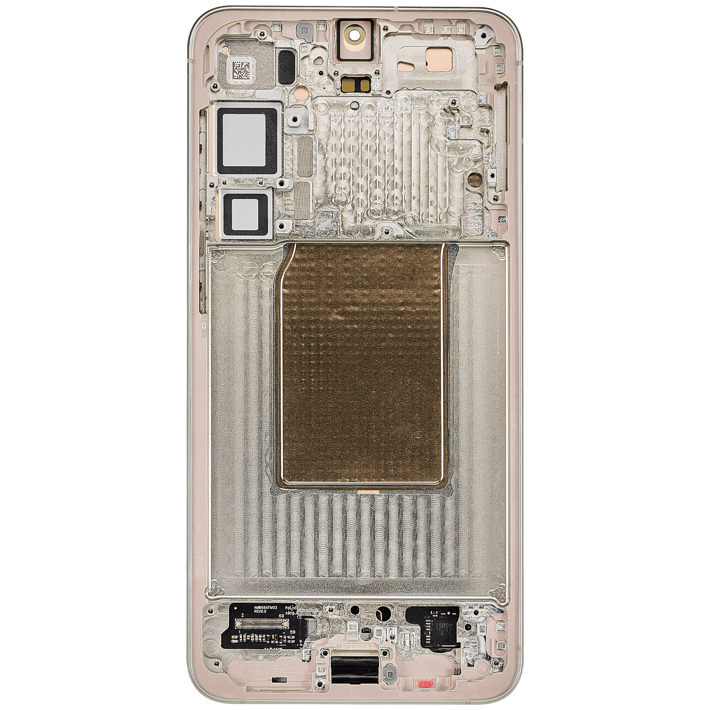 OLED Assembly With Frame For Samsung Galaxy S25 Plus 5G (US & International Version) (Service Pack) (Pink Gold)