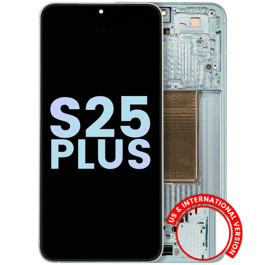 OLED Assembly With Frame For Samsung Galaxy S25 Plus 5G (US & International Version) (Service Pack) (Mint)