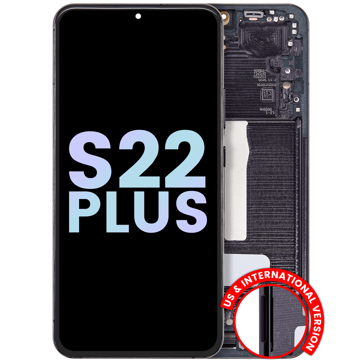 OLED Assembly With Frame For Samsung Galaxy S22 Plus 5G (Service Pack) (Phantom Black)