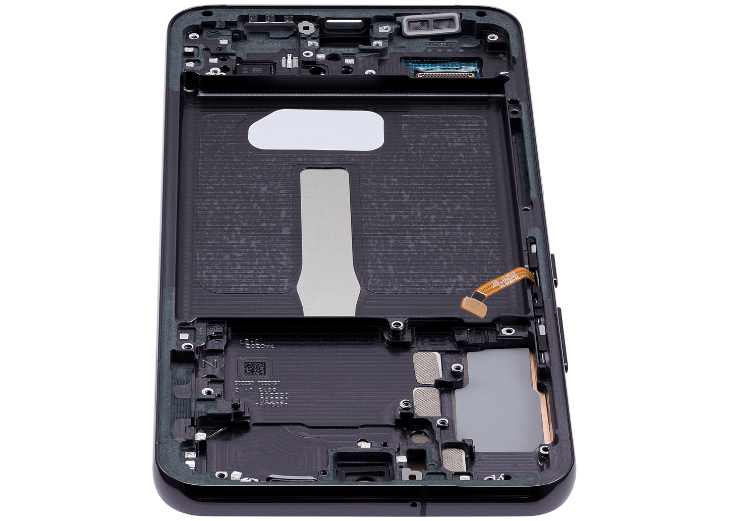 OLED Assembly With Frame For Samsung Galaxy S22 Plus 5G (Used OEM Pull: Grade B/C) (Phantom Black)