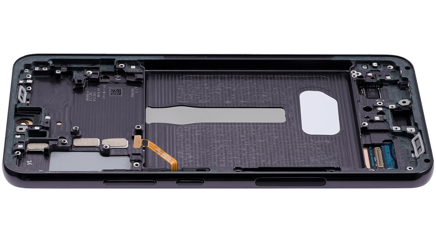 OLED Assembly With Frame For Samsung Galaxy S22 Plus 5G (Used OEM Pull: Grade B/C) (Phantom Black)