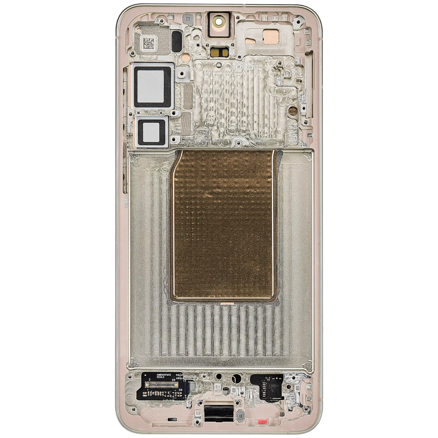 OLED Assembly With Frame For Samsung Galaxy S25 Plus 5G (US & International Version) (Aftermarket Plus) (Pink Gold)