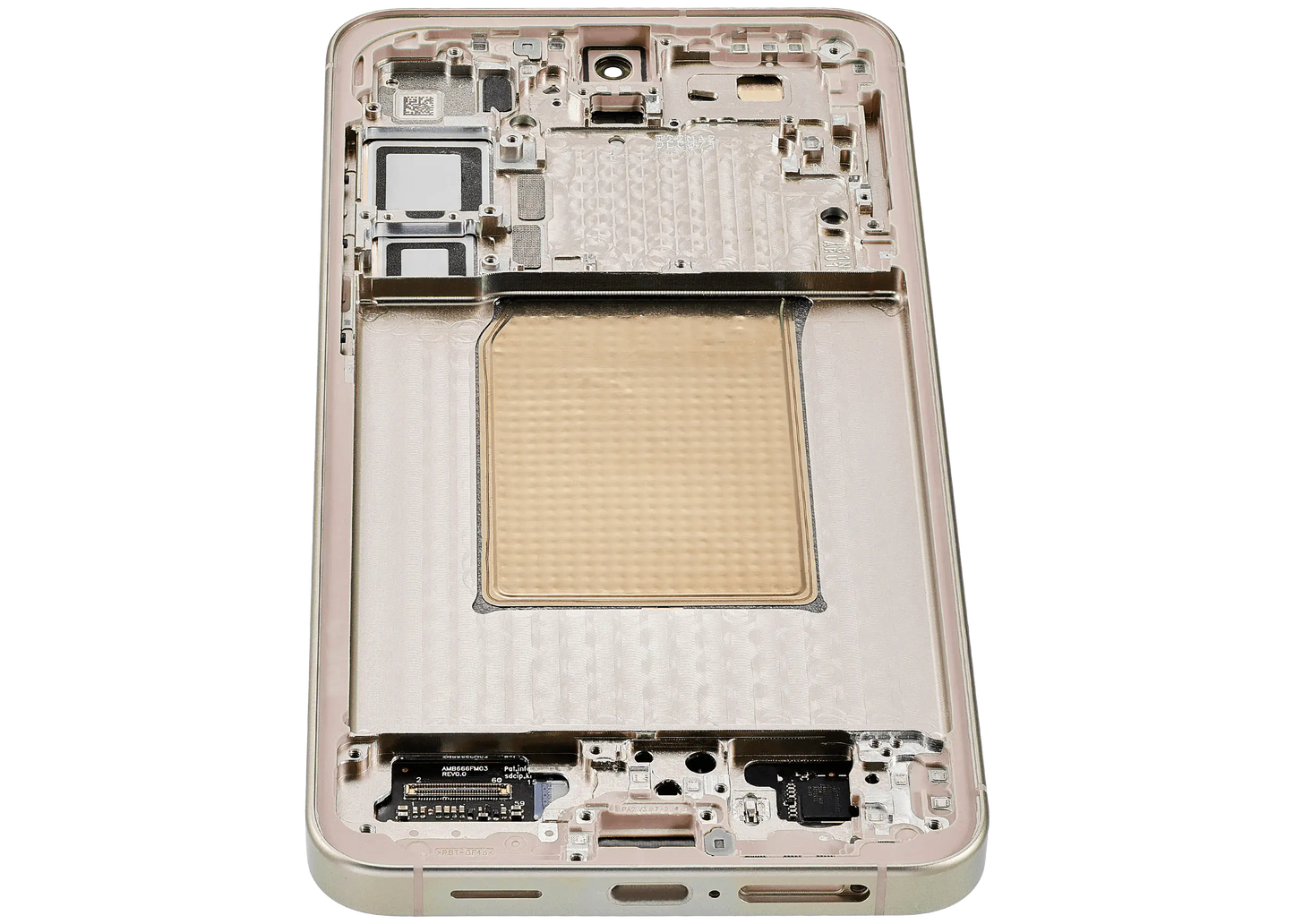 OLED Assembly With Frame For Samsung Galaxy S25 Plus 5G (US & International Version) (Aftermarket Plus) (Pink Gold)