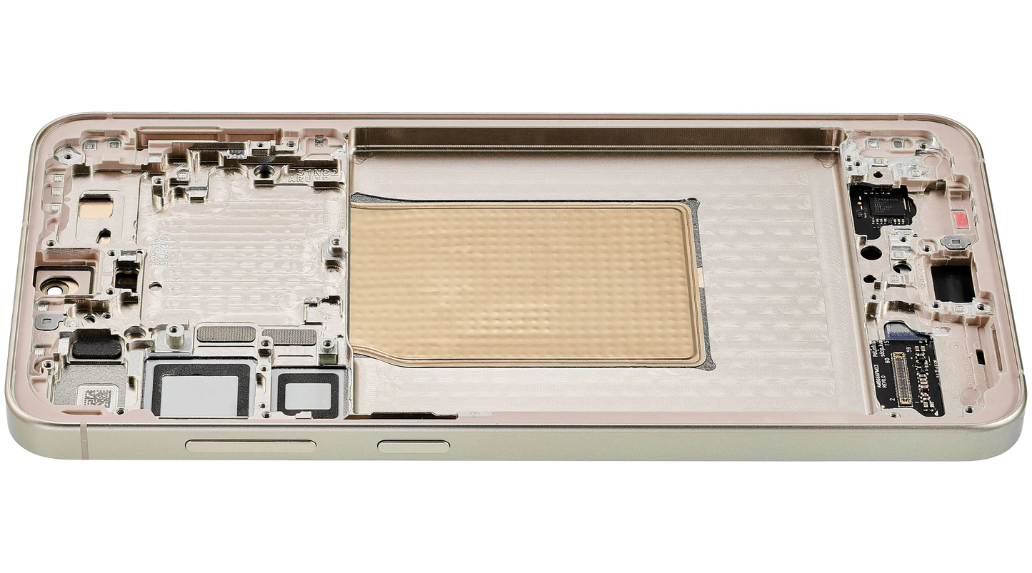 OLED Assembly With Frame For Samsung Galaxy S25 Plus 5G (US & International Version) (Aftermarket Plus) (Pink Gold)