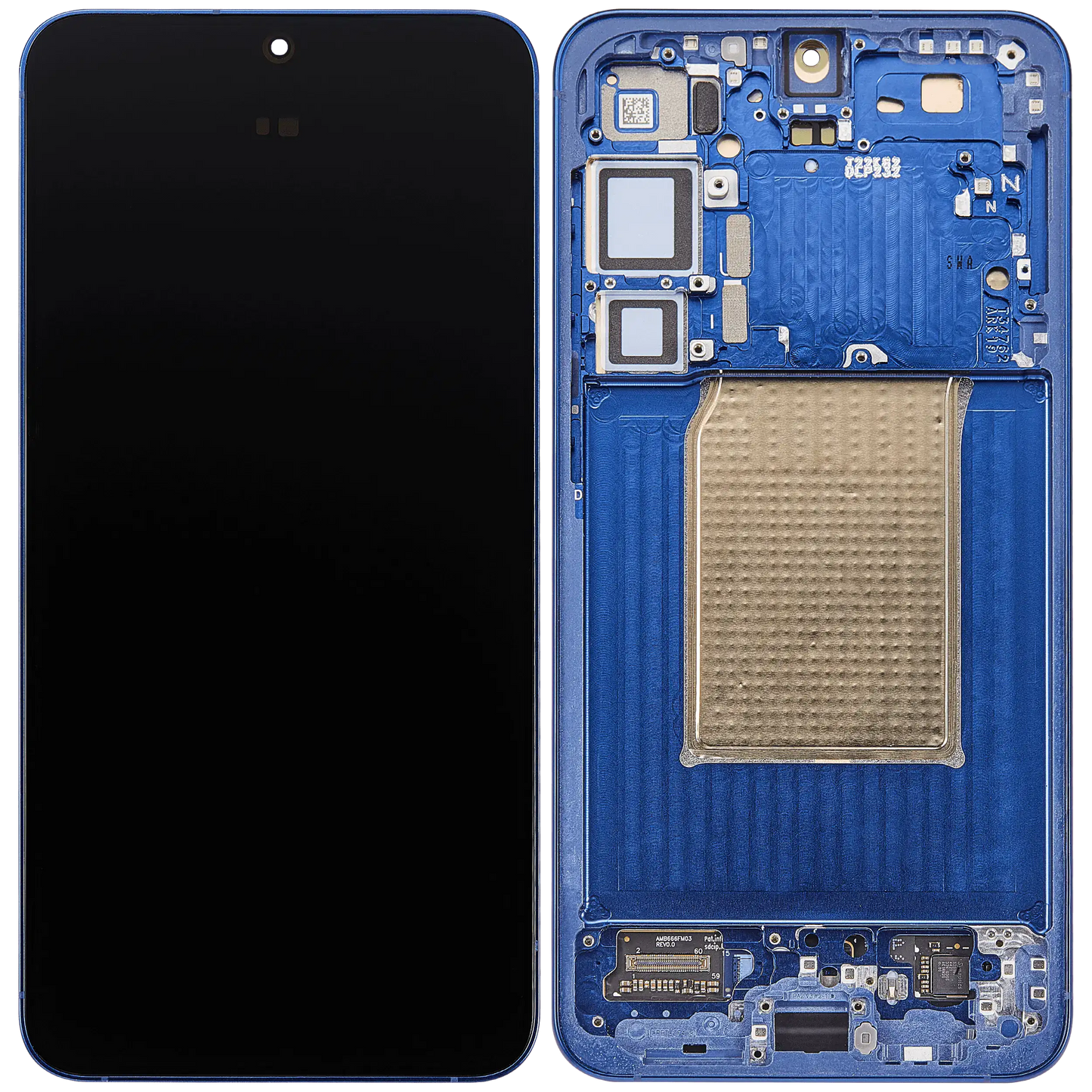 OLED Assembly With Frame For Samsung Galaxy S25 Plus 5G (US & International Version) (Aftermarket Plus) (Navy)