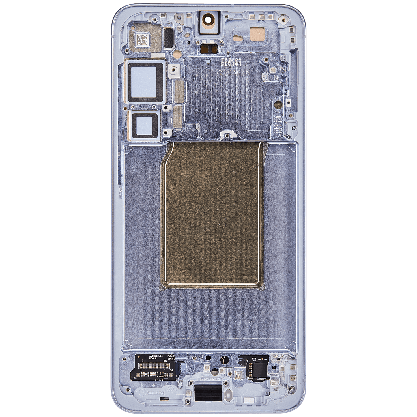 OLED Assembly With Frame For Samsung Galaxy S25 Plus 5G (US & International Version) (Aftermarket Plus) (Icy Blue)