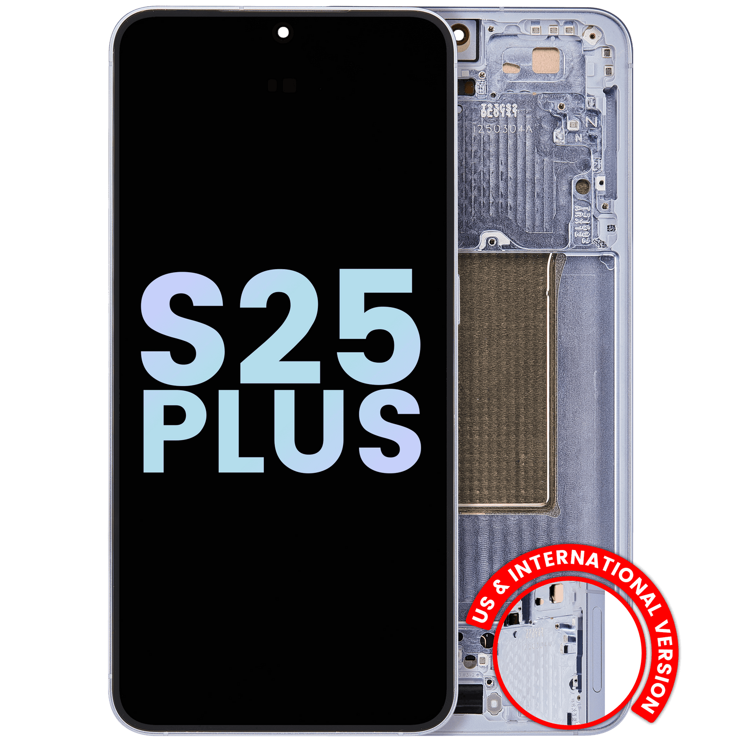 OLED Assembly With Frame For Samsung Galaxy S25 Plus 5G (US & International Version) (Service Pack) (Icy Blue)