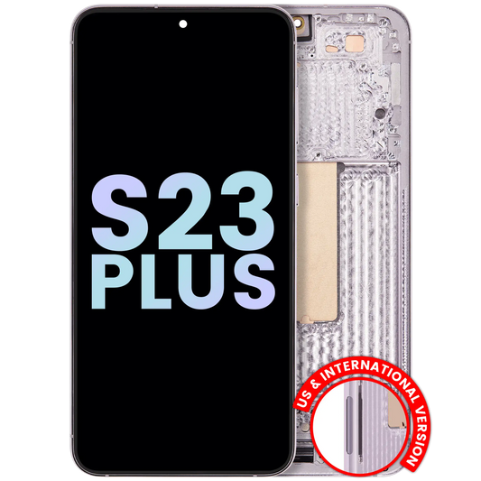 OLED Assembly With Frame For Samsung Galaxy S23 Plus 5G (US & International) (Service Pack) (Lavender)