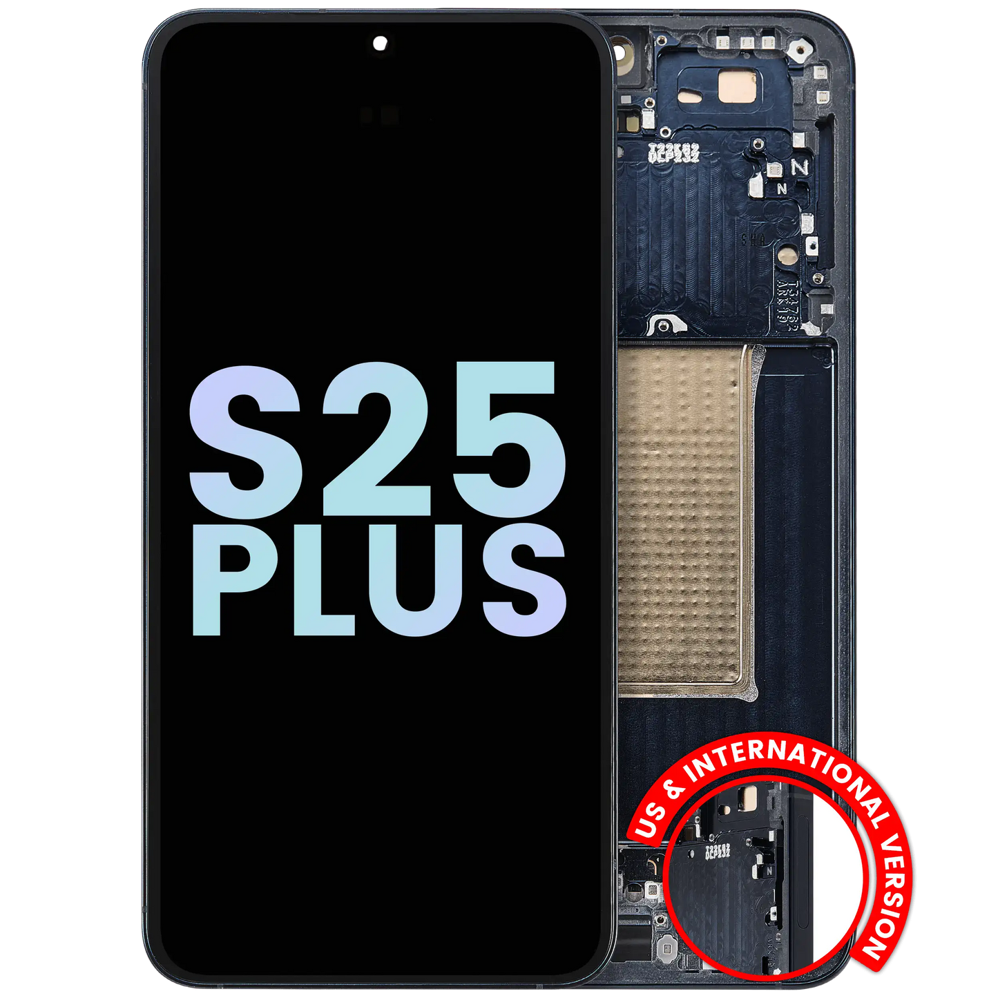 OLED Assembly With Frame For Samsung Galaxy S25 Plus 5G (US & International Version) (Service Pack) (Blue Black)