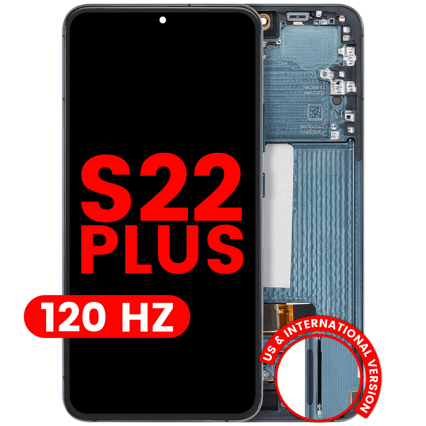 OLED Assembly With Frame For Samsung Galaxy S22 Plus 5G (US & International Version) (Aftermarket Plus) (120Hz) (Green)