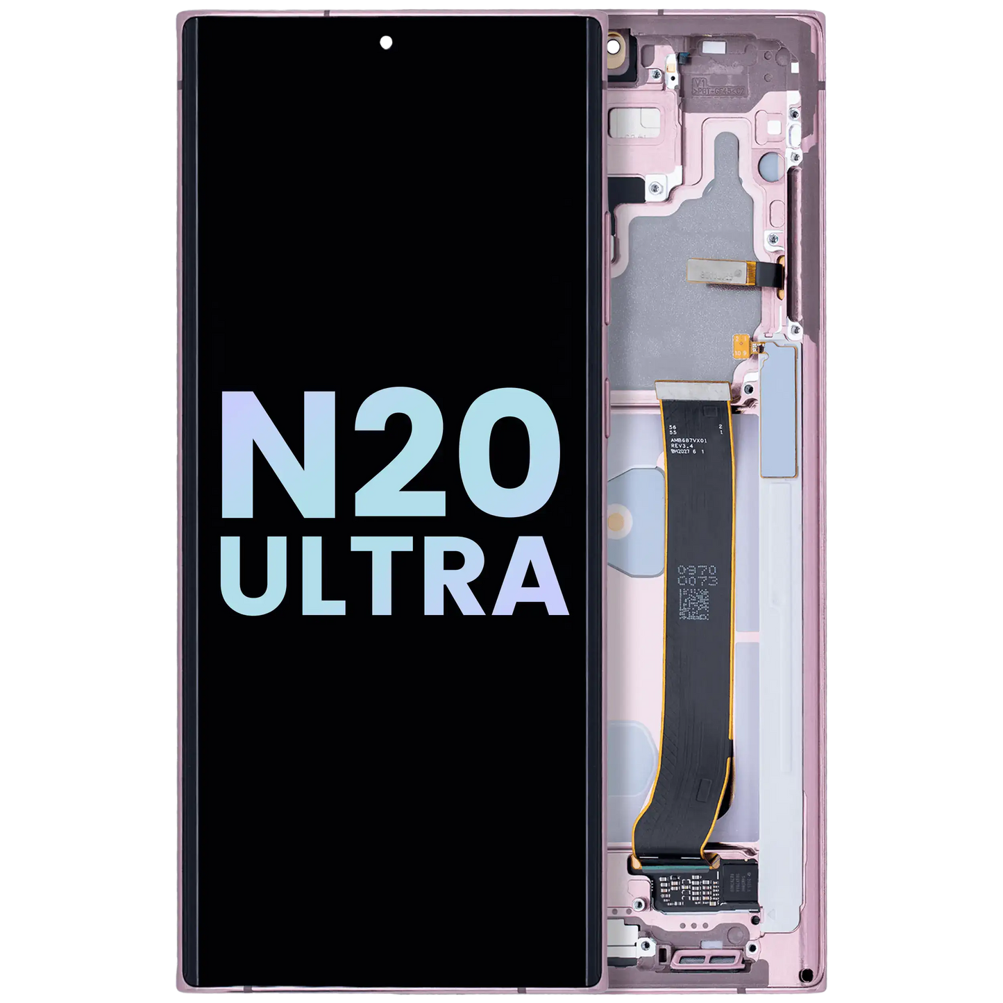 OLED Assembly With Frame For Samsung Galaxy Note 20 Ultra 5G (Service Pack) (Mystic Bronze)