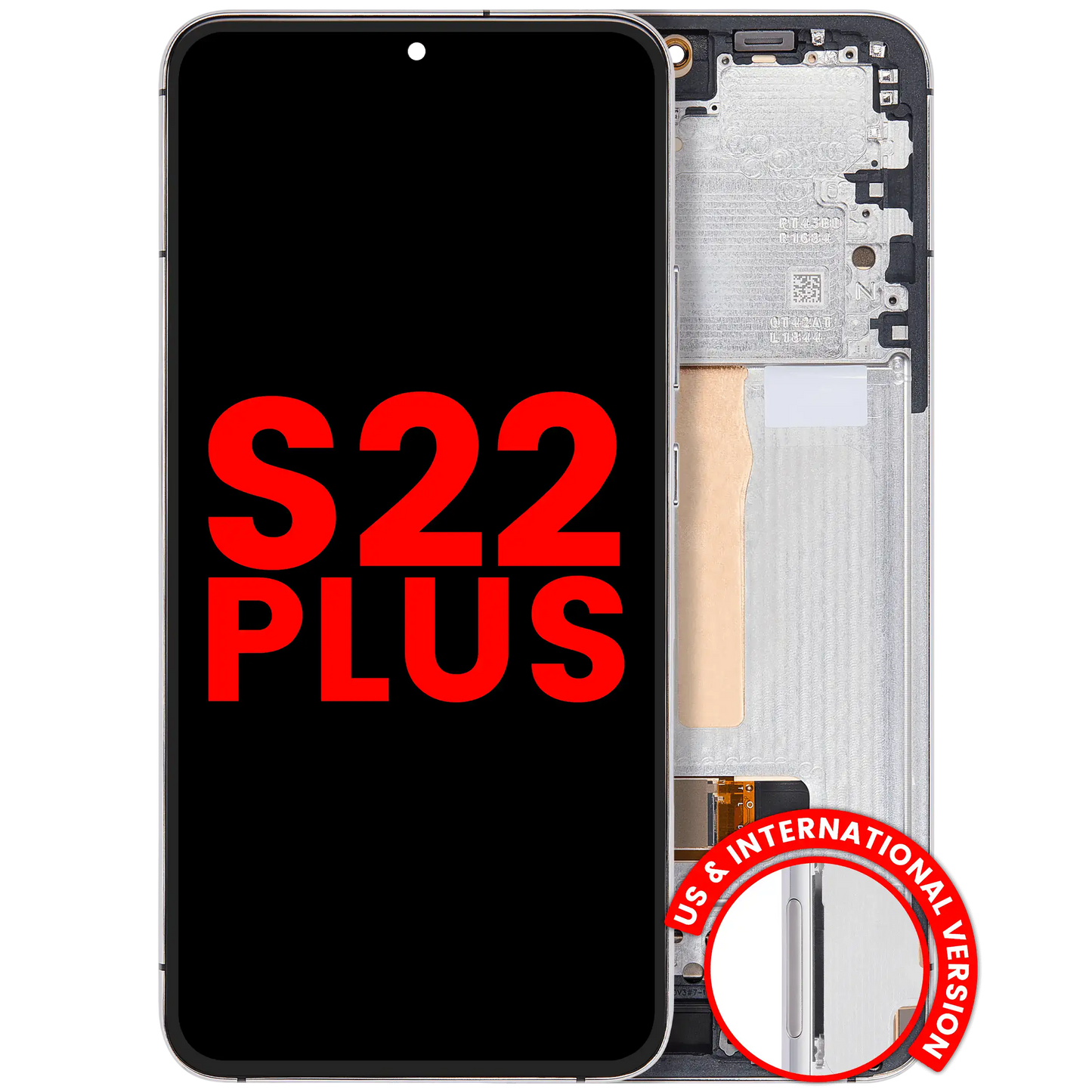 OLED Assembly With Frame For Samsung Galaxy S22 Plus 5G (US & International Version) (Aftermarket Plus) (White)