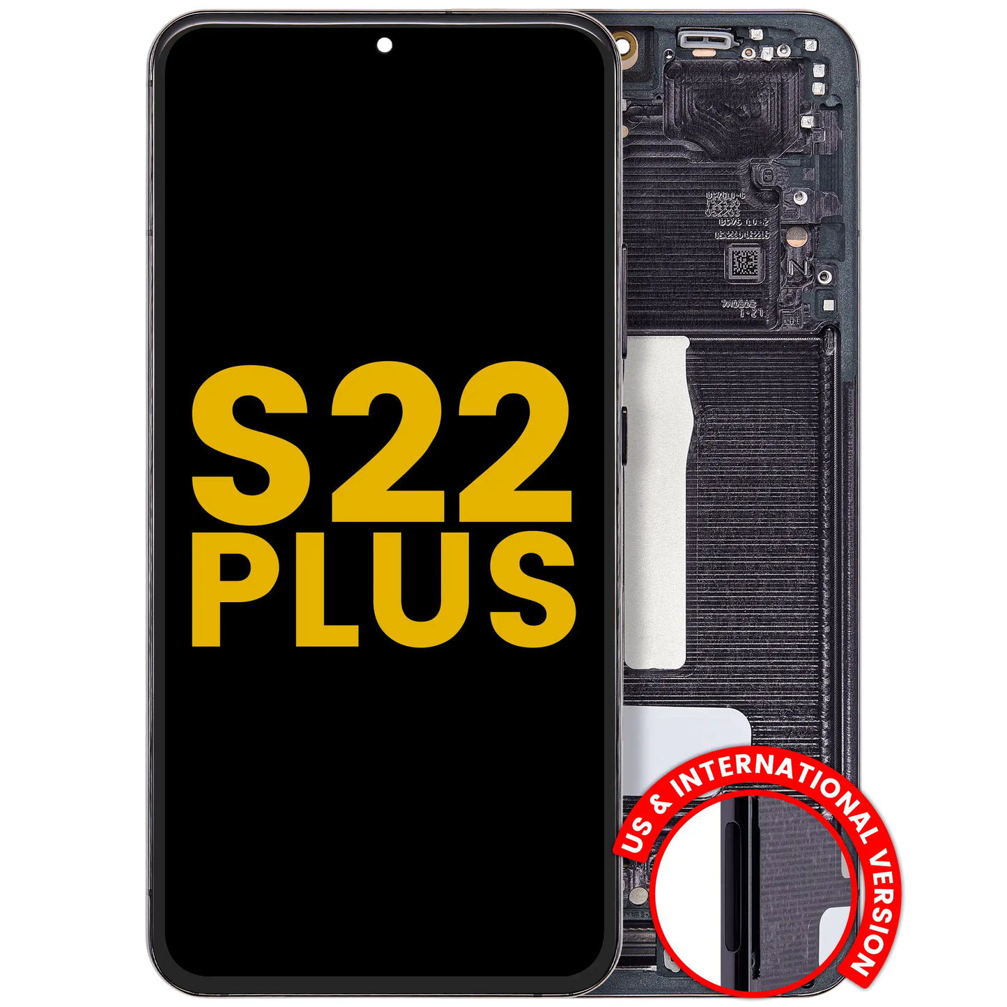 OLED Assembly With Frame For Samsung Galaxy S22 Plus 5G (US & International Version) (Refurbished) (Phantom Black)