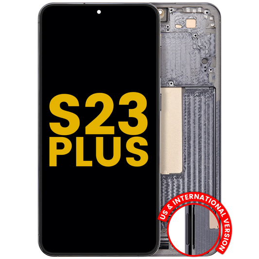 OLED Assembly With Frame For Samsung Galaxy S23 Plus 5G (US & International) (Refurbished) (Green)
