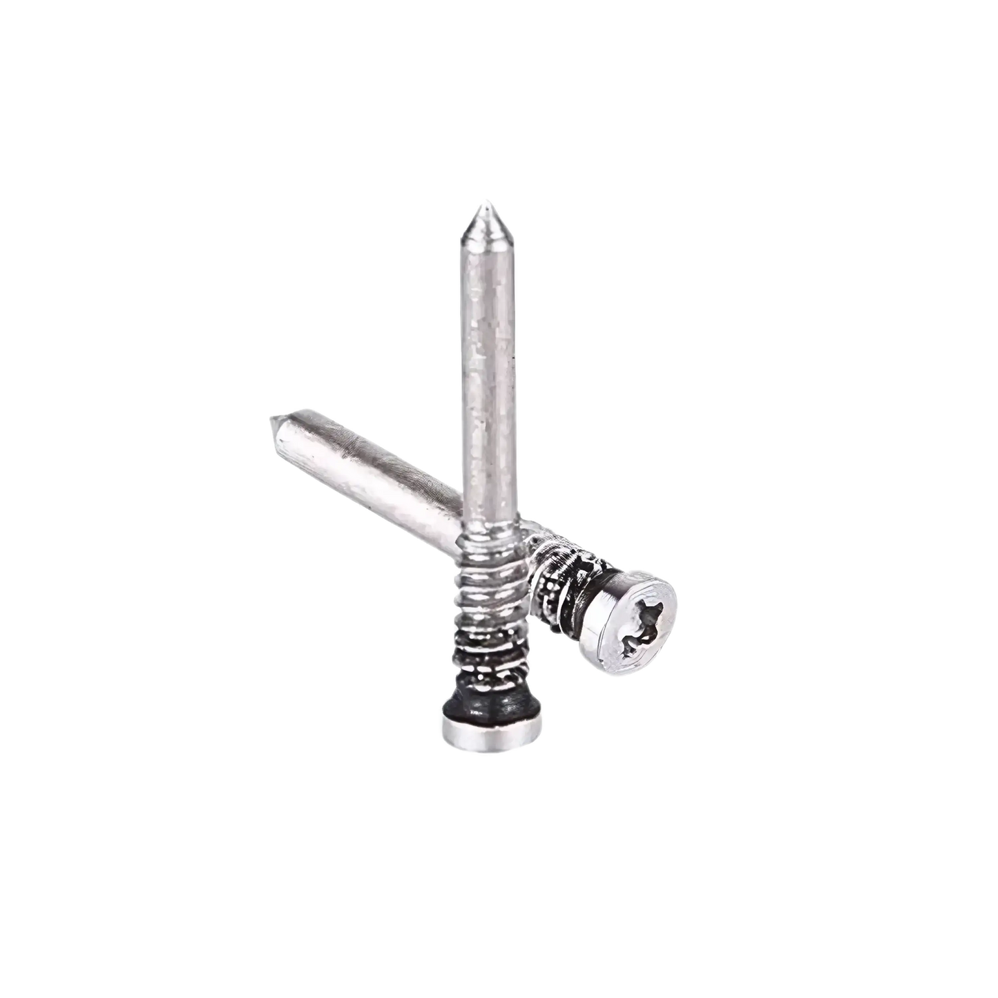 Security Screw For iPhone 12 Pro / 12 Pro Max (100 Pack) (Silver) (Service Pack)