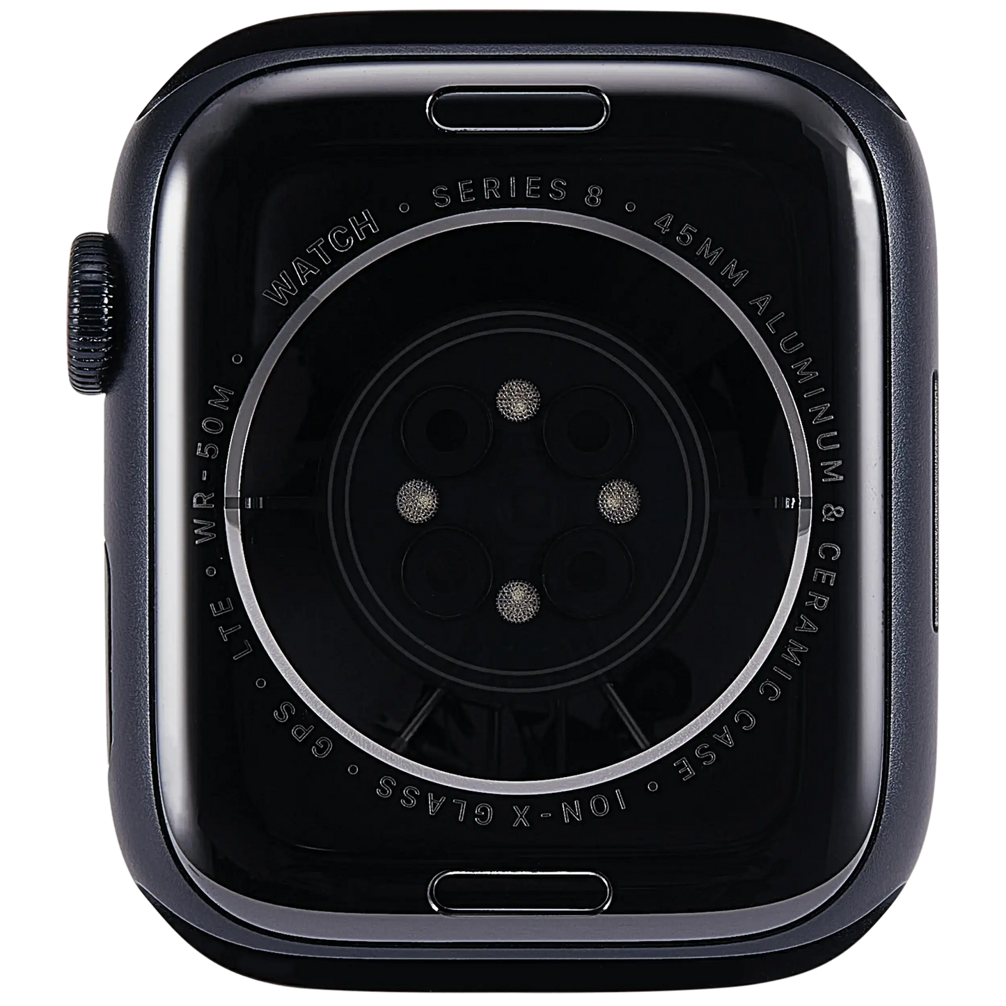 Housing Assembly Compatible For Watch Series 8 (45MM) (Used OEM Pull: Grade A) (Cellular Version) (Aluminum / Midnight)