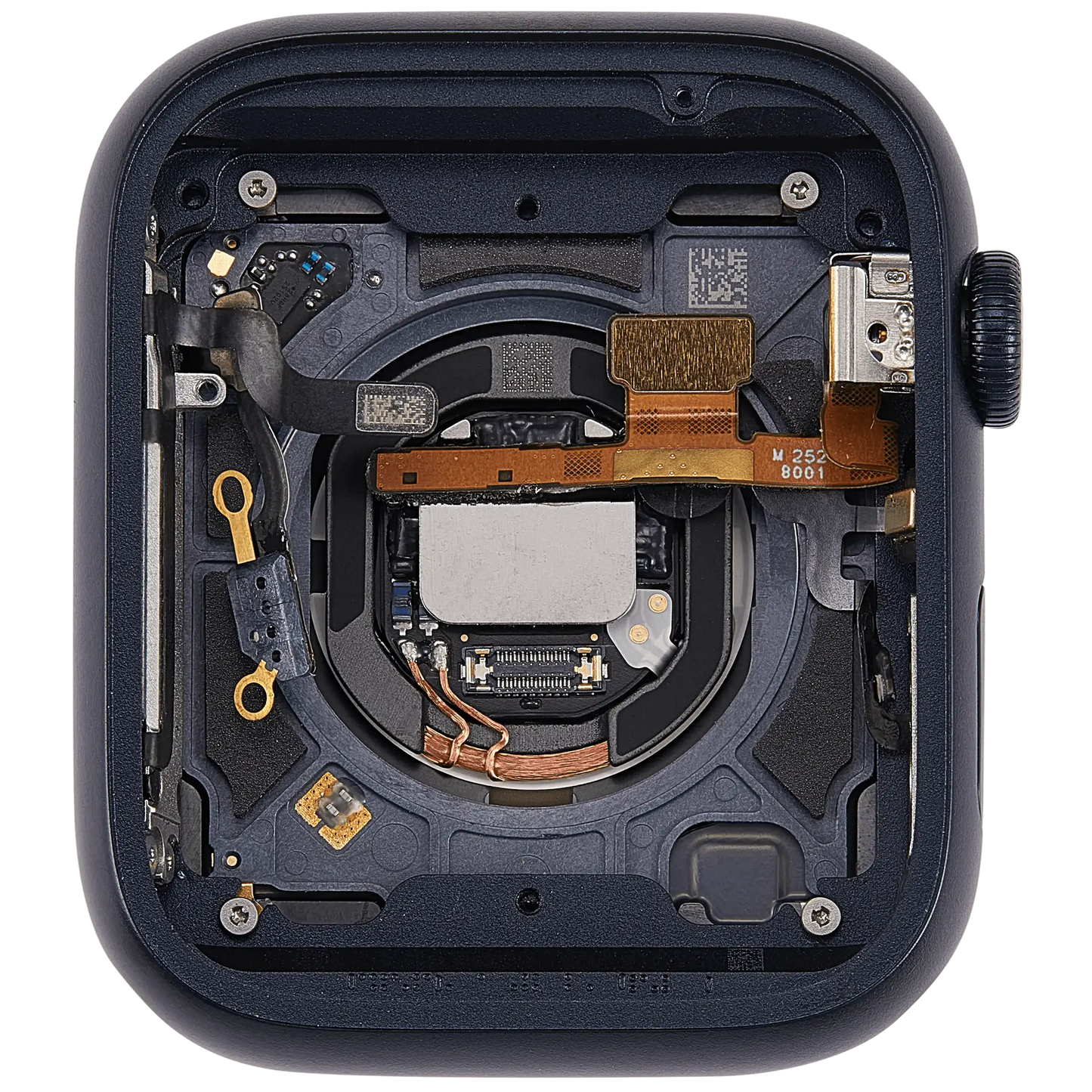Housing Assembly Compatible For Watch Series 8 (45MM) (Used OEM Pull: Grade A) (Cellular Version) (Aluminum / Midnight)