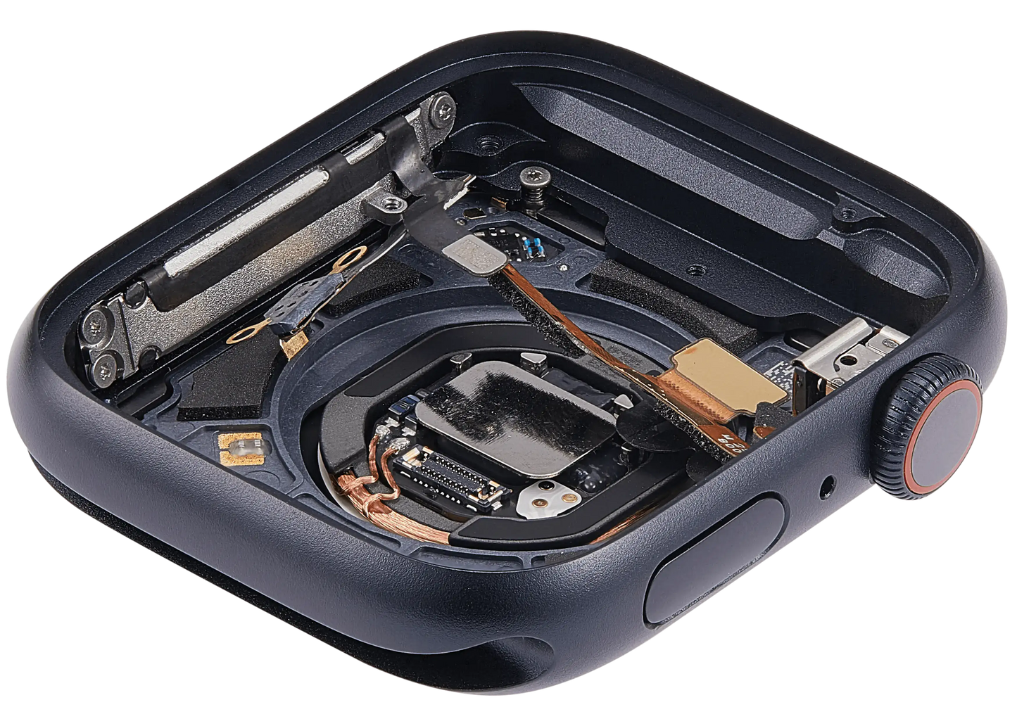 Housing Assembly Compatible For Watch Series 8 (45MM) (Used OEM Pull: Grade A) (Cellular Version) (Aluminum / Midnight)
