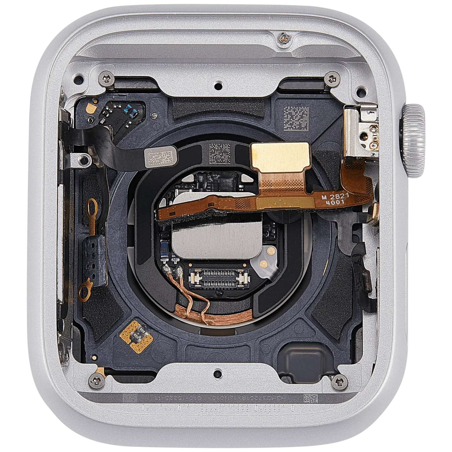 Housing Assembly Compatible For Watch Series 8 (45MM) (Used OEM Pull: Grade A) (Cellular Version) (Aluminum / Silver)