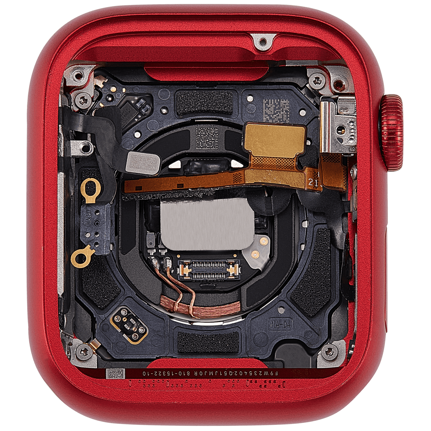 Housing Assembly Compatible For Watch Series 9 (41MM) (Used OEM Pull: Grade A) (Cellular Version) (Aluminum / Red)