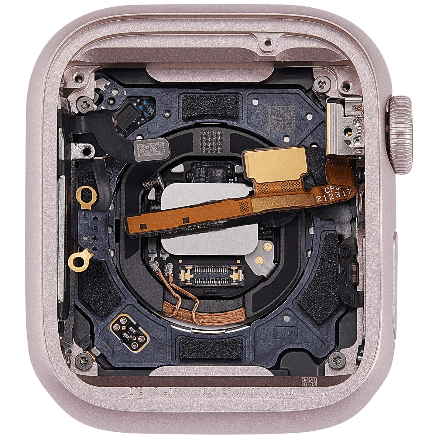 Housing Assembly Compatible For Watch Series 9 (41MM) (Used OEM Pull: Grade A) (Cellular Version) (Aluminum / Pink)