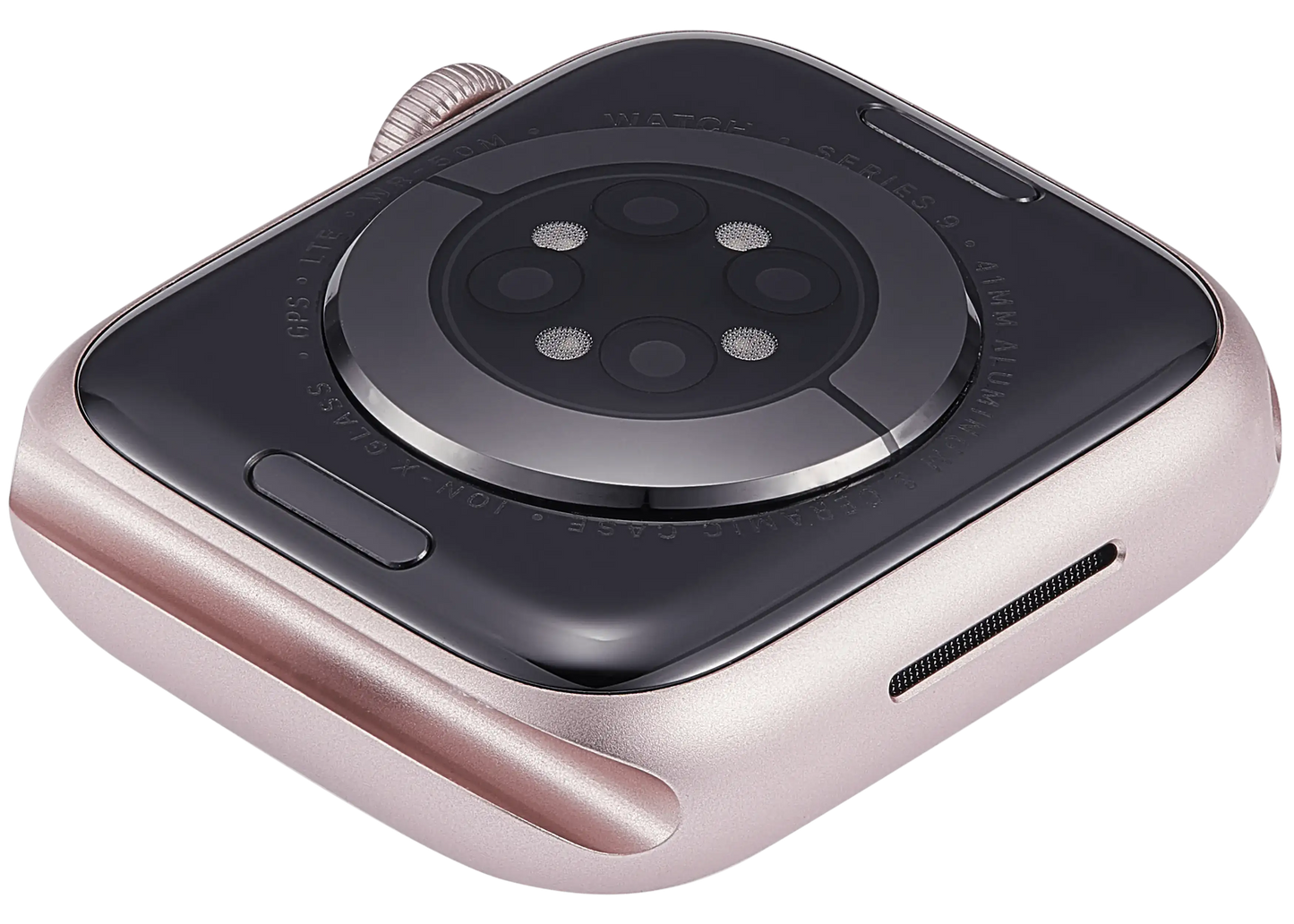 Housing Assembly Compatible For Watch Series 9 (41MM) (Used OEM Pull: Grade A) (Cellular Version) (Aluminum / Pink)