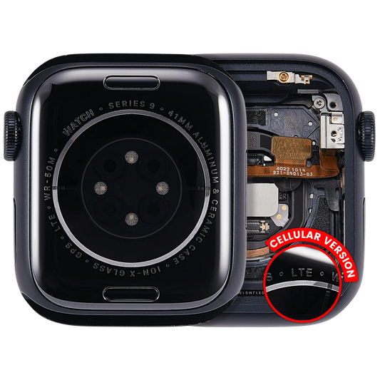 Housing Assembly Compatible For Watch Series 9 (41MM) (Used OEM Pull: Grade A (Cellular Version) (Aluminum / Midnight)