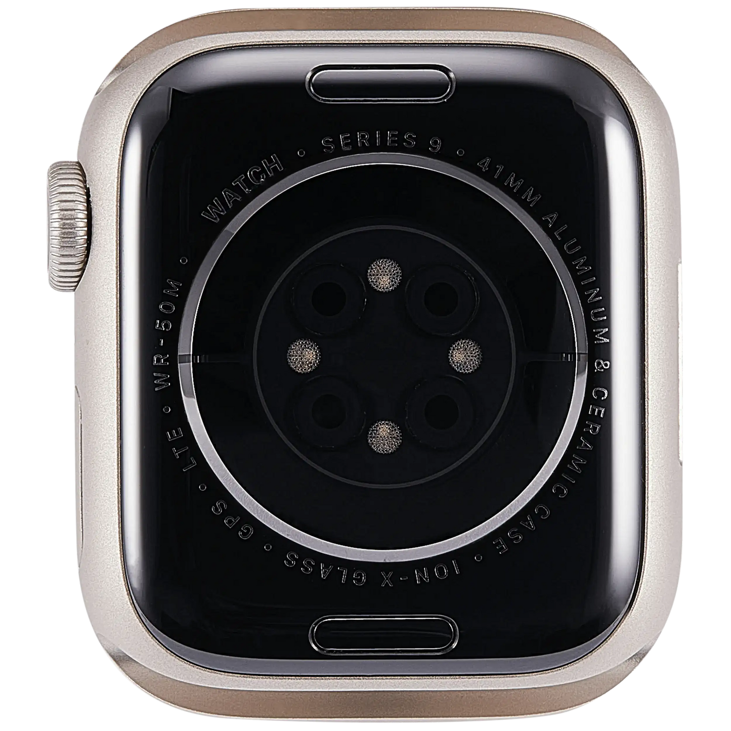 Housing Assembly Compatible For Watch Series 9 (41MM) (Used OEM Pull: Grade A) (Cellular Version) (Aluminum / Starlight)