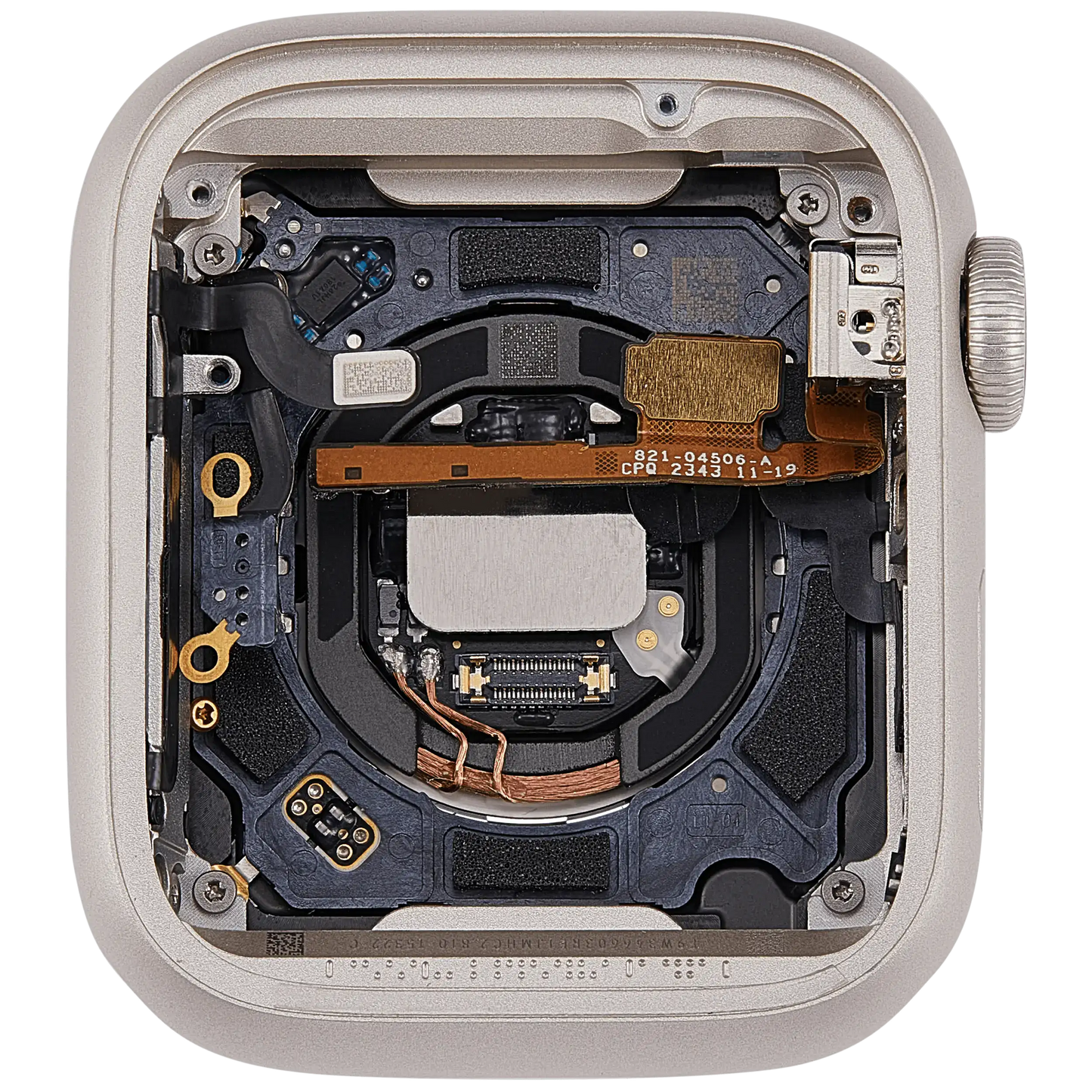 Housing Assembly Compatible For Watch Series 9 (41MM) (Used OEM Pull: Grade A) (Cellular Version) (Aluminum / Starlight)