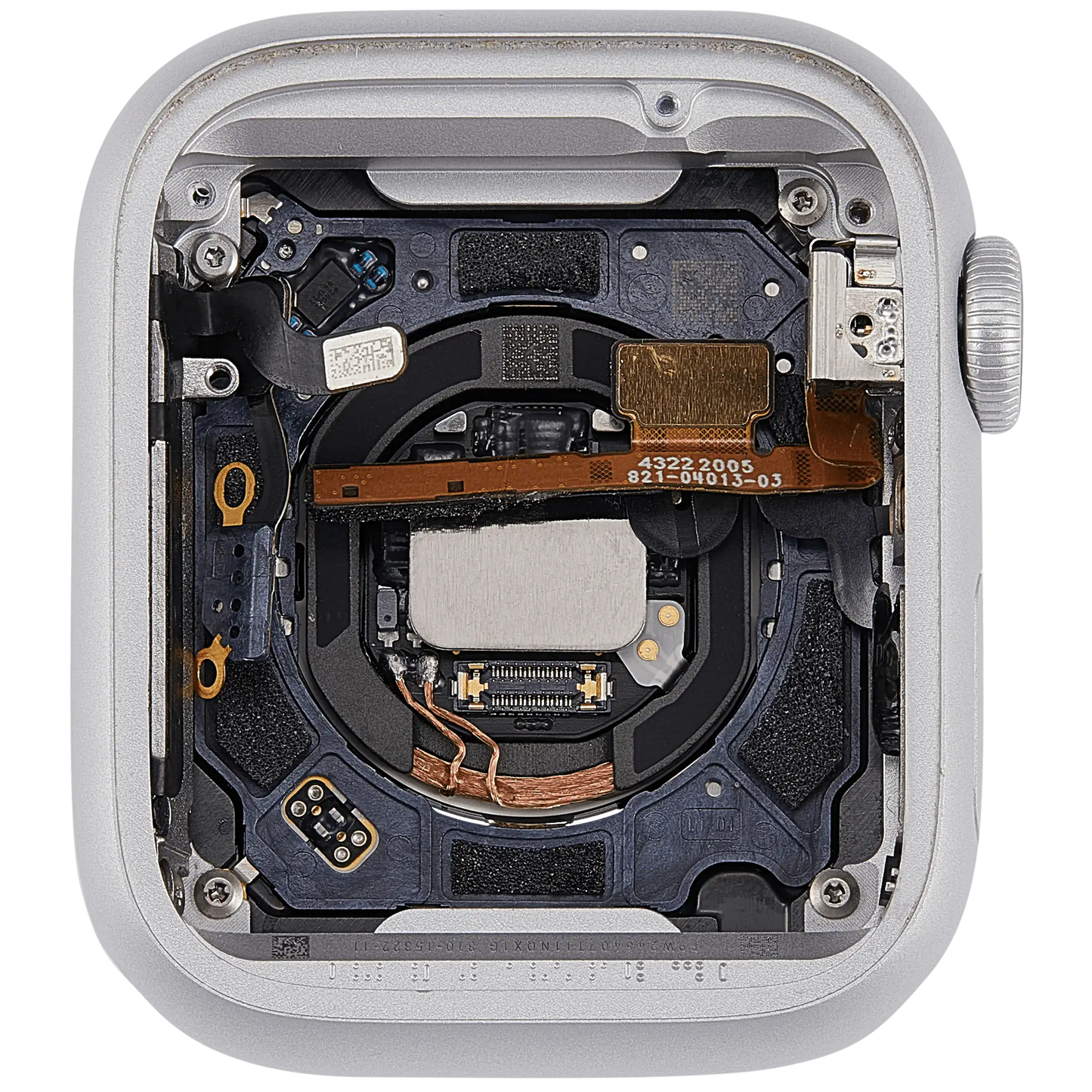Housing Assembly Compatible For Watch Series 9 (41MM) (Used OEM Pull: Grade A) (Cellular Version) (Aluminum / Silver)