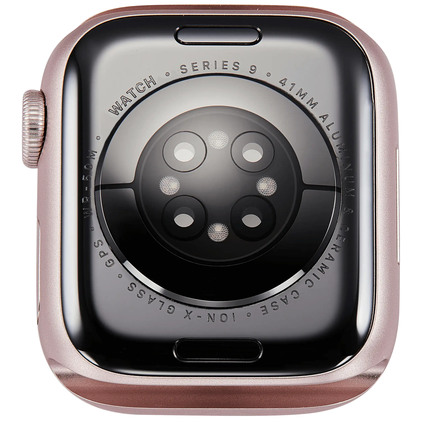 Housing Assembly Compatible For Watch Series 9 (41MM) (Used OEM Pull: Grade A) (GPS Version) (Aluminum / Pink)