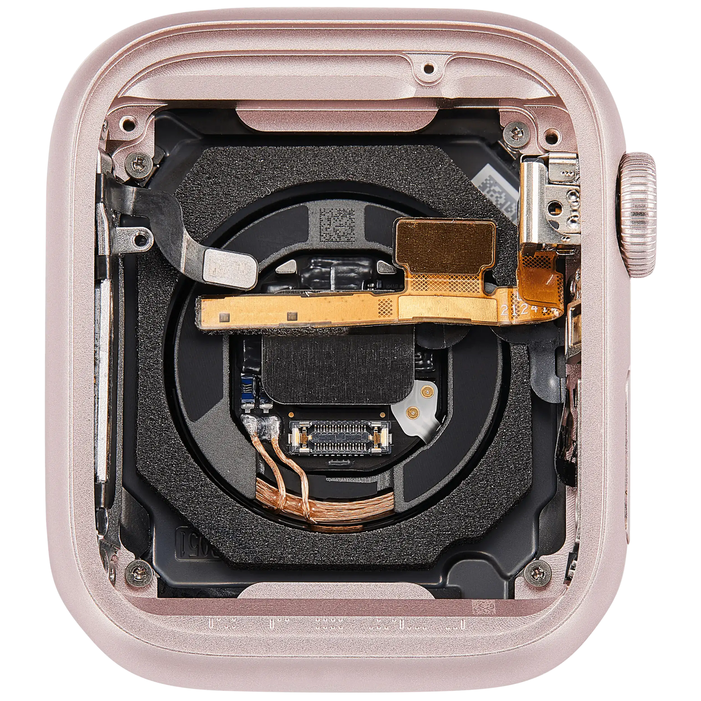 Housing Assembly Compatible For Watch Series 9 (41MM) (Used OEM Pull: Grade A) (GPS Version) (Aluminum / Pink)