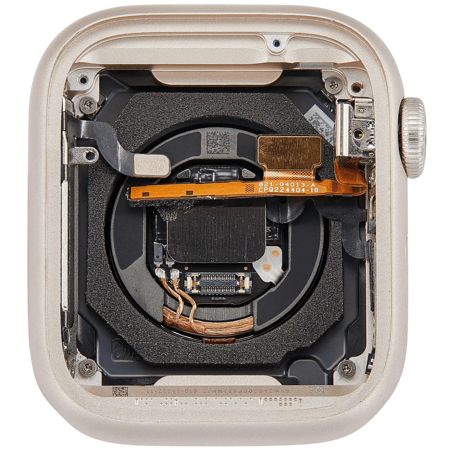 Housing Assembly Compatible For Watch Series 9 (41MM) (Used OEM Pull: Grade A) (GPS Version) (Aluminum / Starlight)