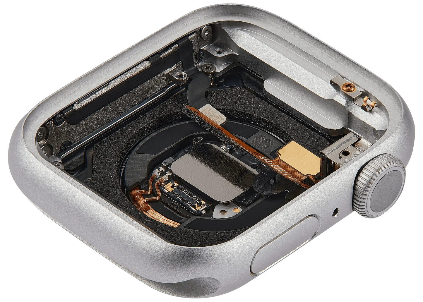 Housing Assembly Compatible For Watch Series 9 (41MM) (Used OEM Pull: Grade A) (GPS Version) (Aluminum / Silver)