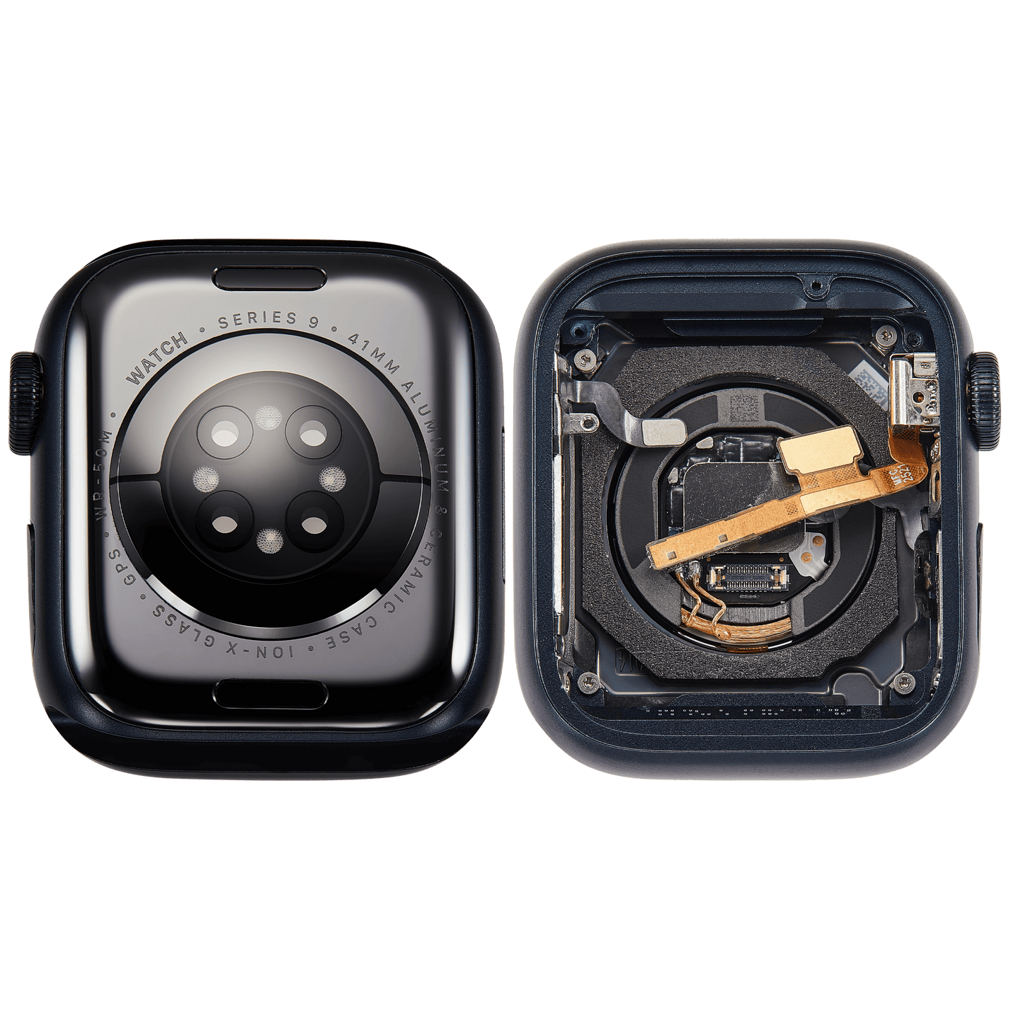 Housing Assembly Compatible For Watch Series 9 (41MM) (Used OEM Pull: Grade A) (GPS Version) (Aluminum / Midnight)