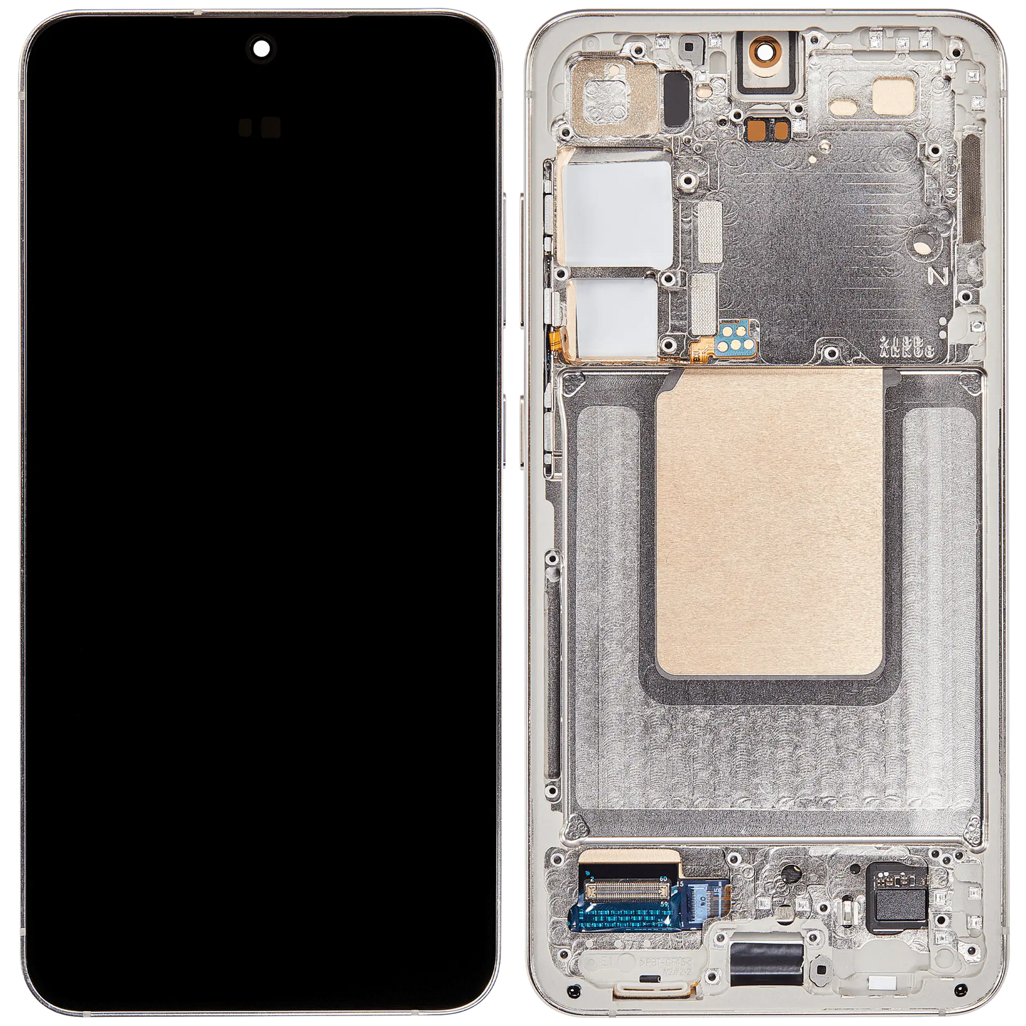 OLED Assembly With Frame For Samsung Galaxy S24 5G (US & International Version) (Service Pack) (Amber Yellow)