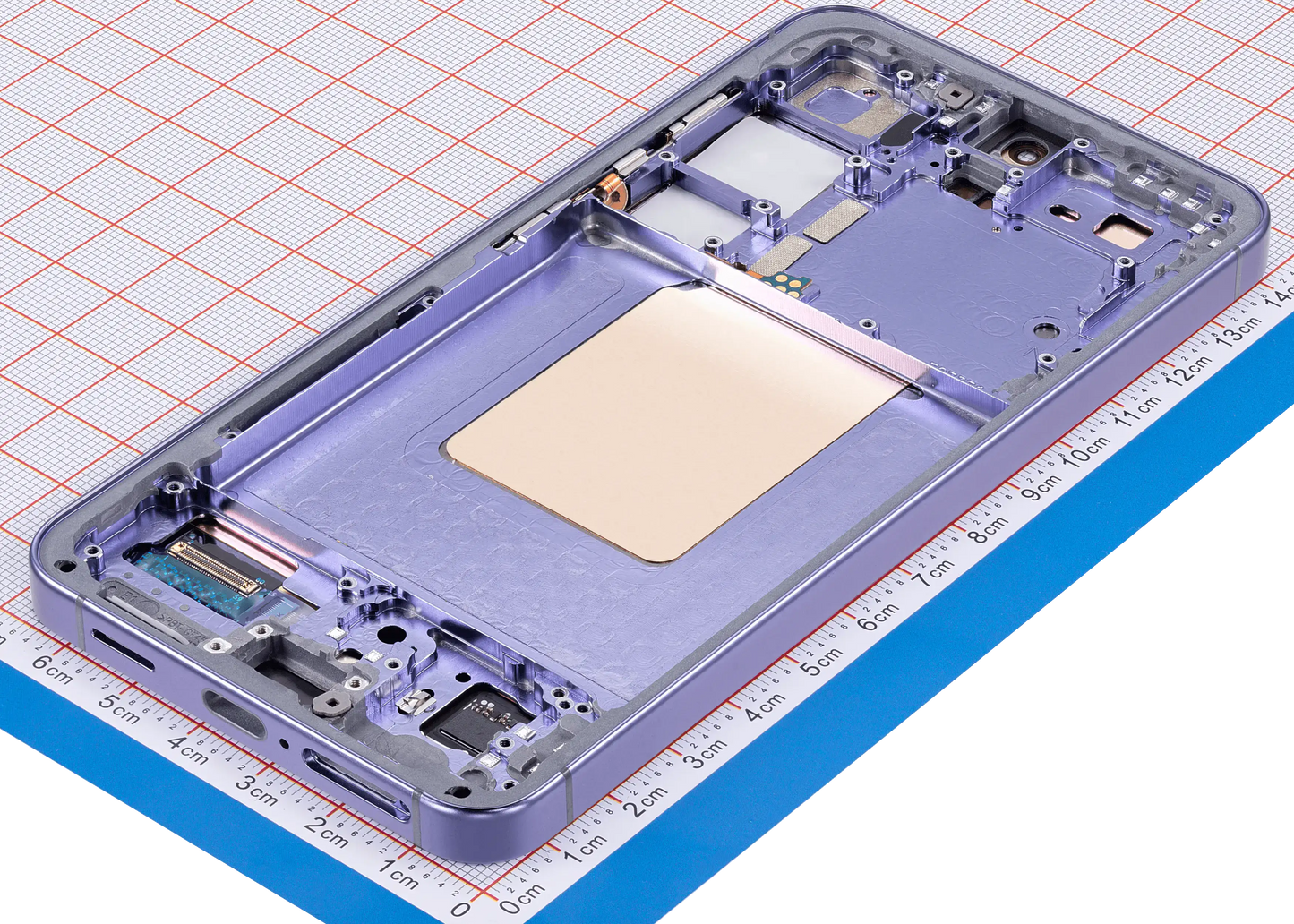 OLED Assembly With Frame For Samsung Galaxy S24 5G (US & International Version) (Service Pack) (Cobalt Violet)