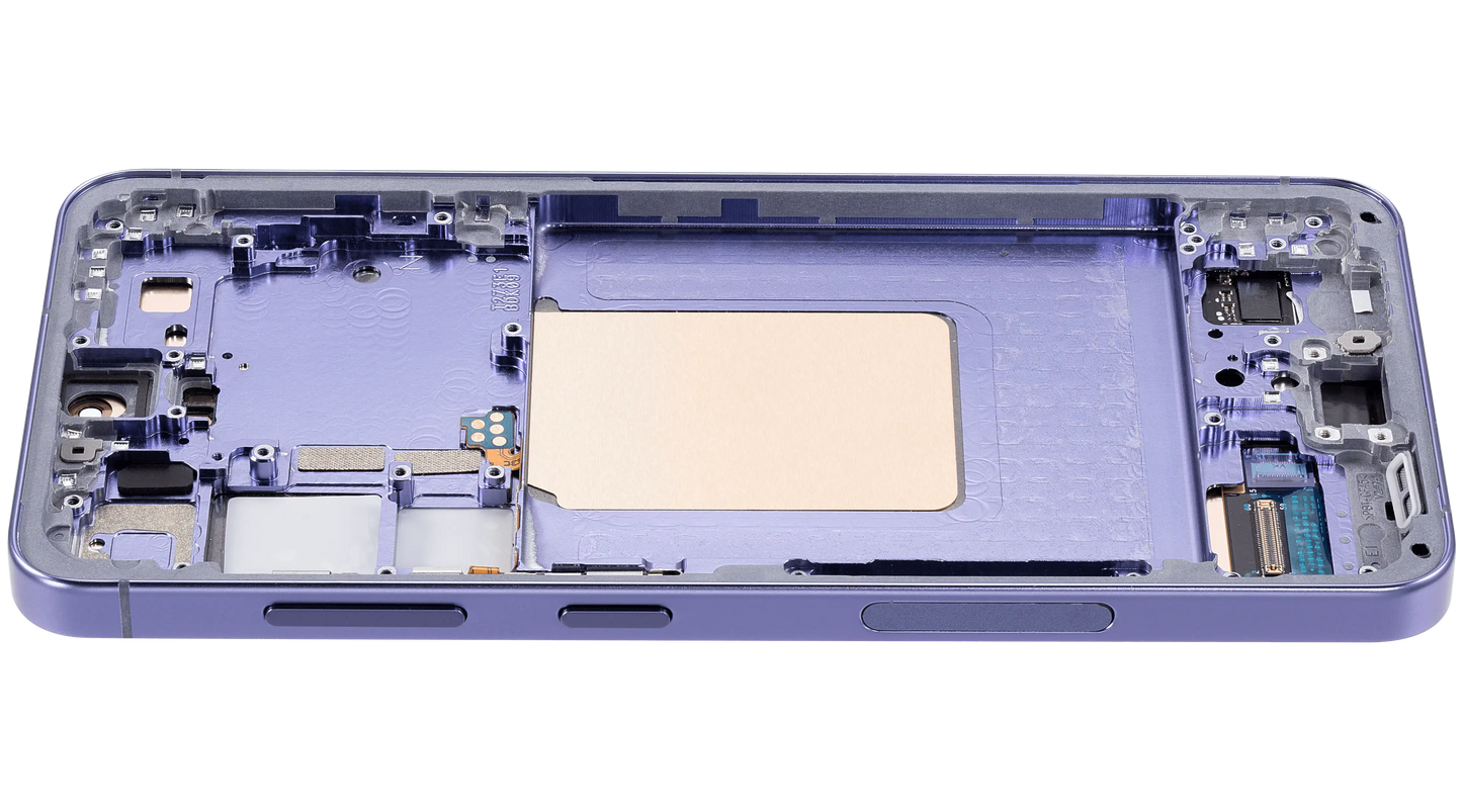 OLED Assembly With Frame For Samsung Galaxy S24 5G (US & International Version) (Service Pack) (Cobalt Violet)
