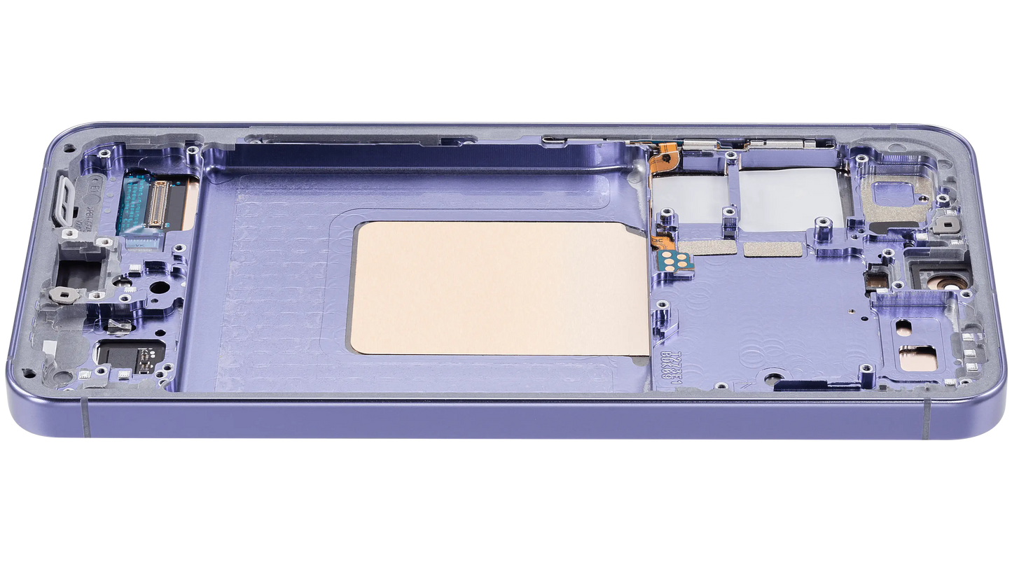 OLED Assembly With Frame For Samsung Galaxy S24 5G (US & International Version) (Service Pack) (Cobalt Violet)