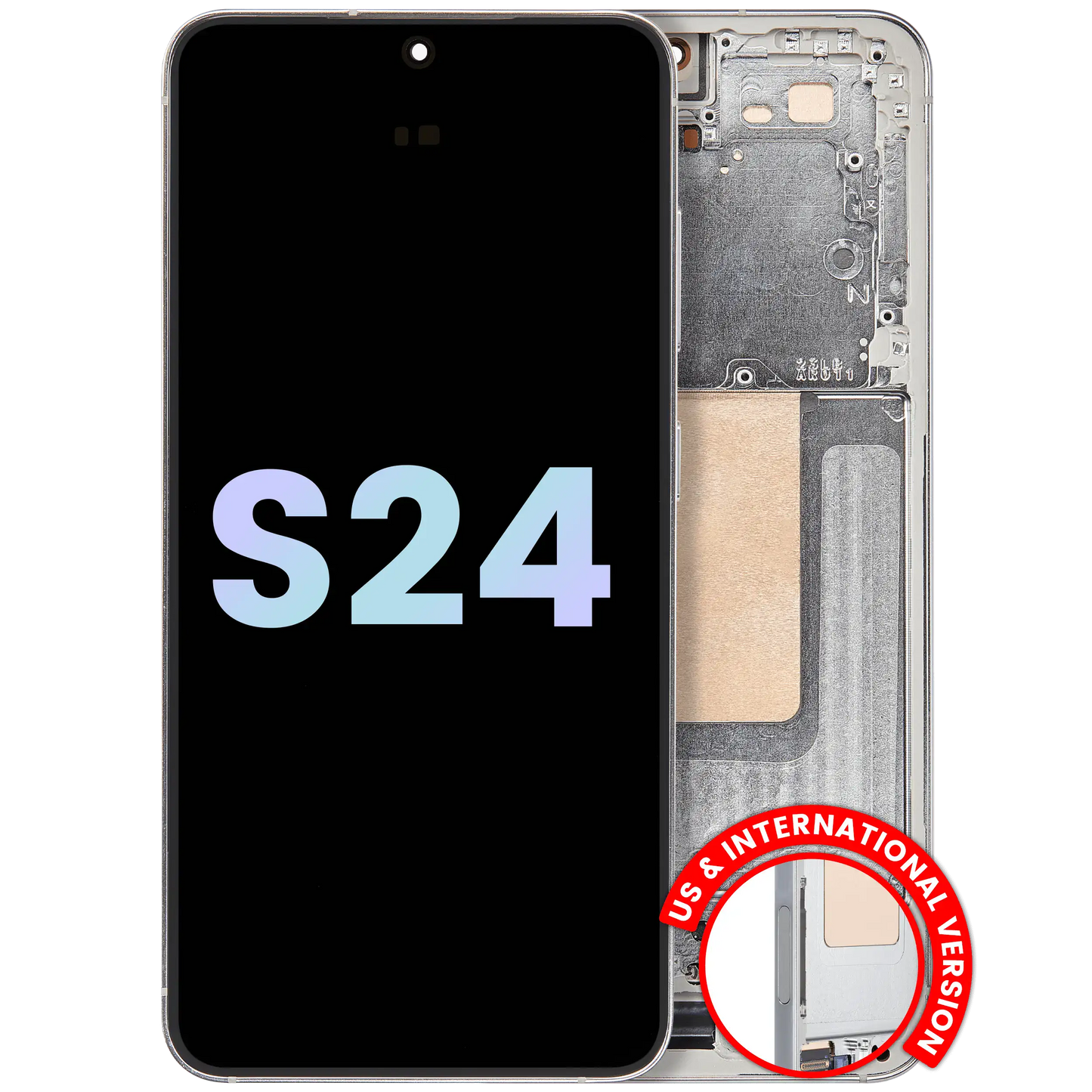 OLED Assembly With Frame For Samsung Galaxy S24 5G (US & International Version) (Service Pack) (Jade Green)