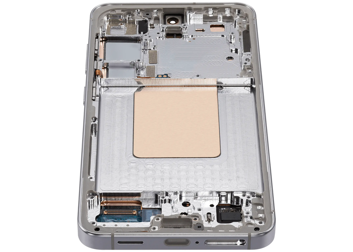 OLED Assembly With Frame For Samsung Galaxy S24 5G (US & International Version) (Service Pack) (Marble Grey)